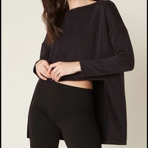 BB Dakota high low off duty sweater